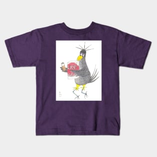 Crow cig butt Lucky Kids T-Shirt